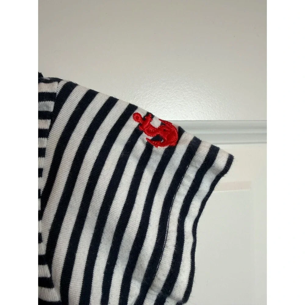 4. Vintage Good Lad Philadelphia Baby Boy Nautical Sailor Bear Shortall Set 18M